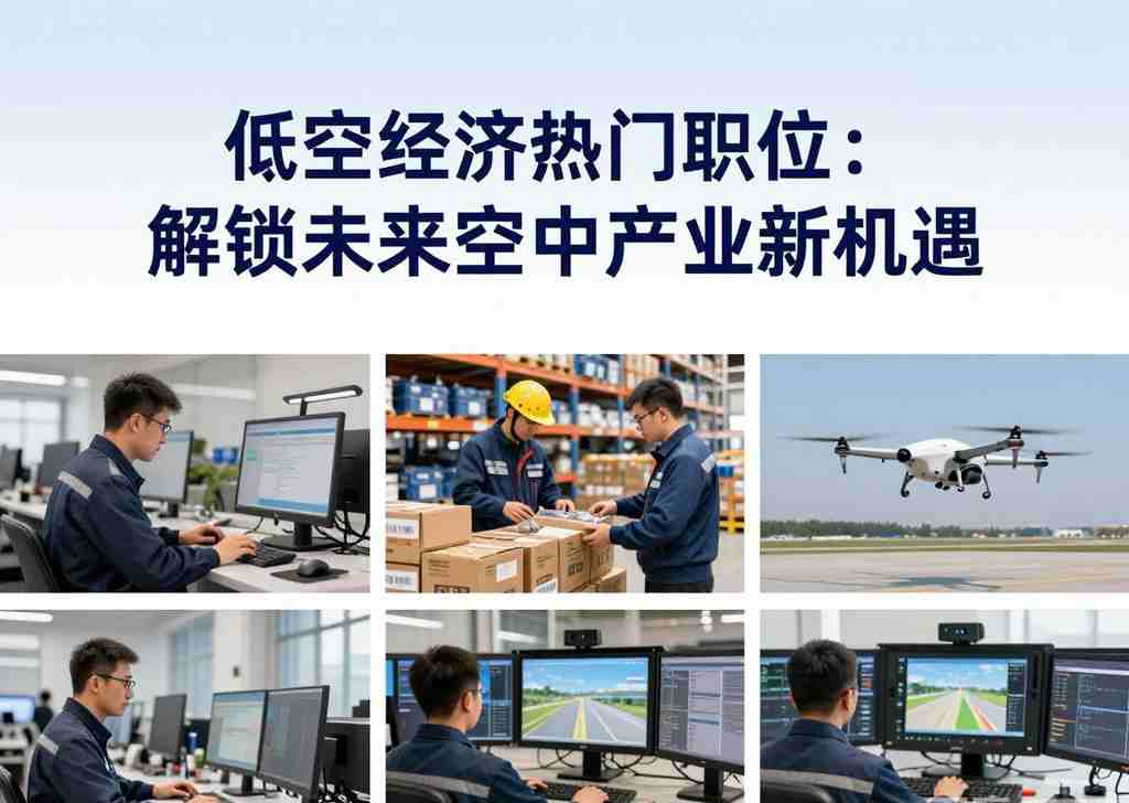 低空经济行业热门职位有哪些？科蚪招聘推荐