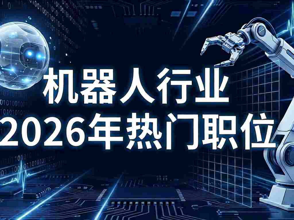 机器人行业2026年热门职位有哪些？（一线真实数据）